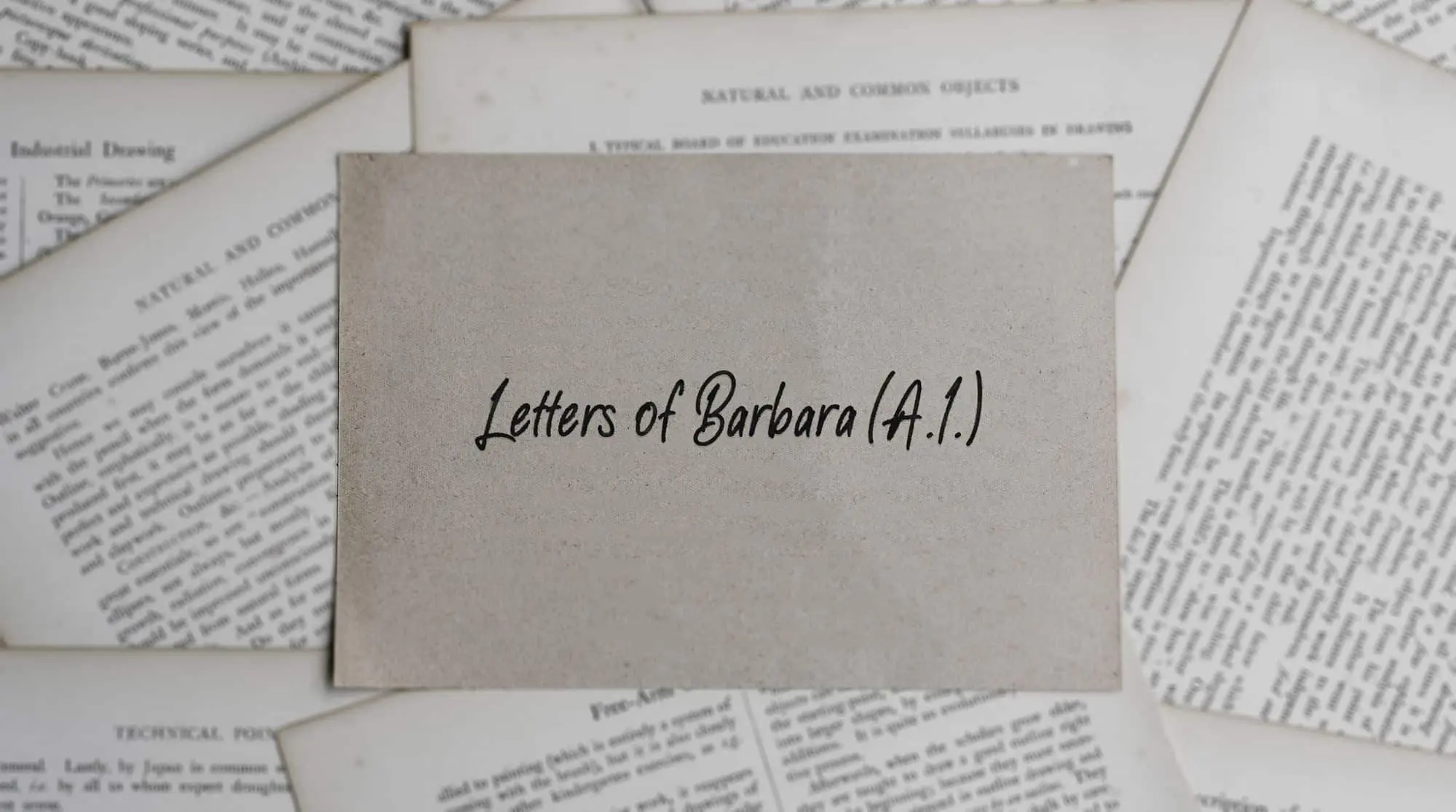 Letters of Barbara image